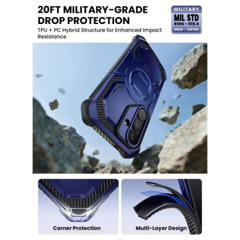 Etui Supcase ArmorBox Mag MagSafe na Samsung Galaxy S26 - granatowo-czarne Supcase