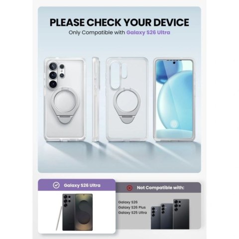 Etui Supcase Cosmo Mag MagSafe na Samsung Galaxy S26 Ultra - białe Supcase