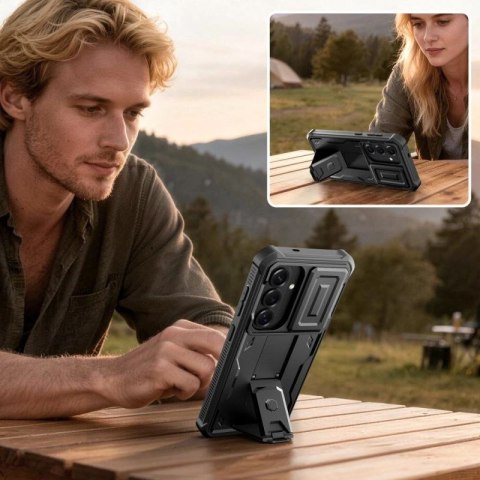 Etui Tech-Protect Kevlar Cam+ na Samsung Galaxy S26 - czarne Tech-Protect