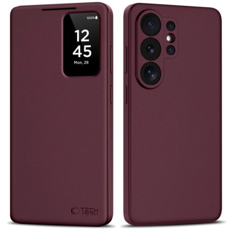 Etui Tech-Protect Smart Wallet na Samsung Galaxy S26 Ultra - bordowe Tech-Protect