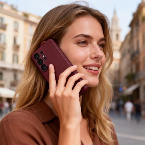 Etui Tech-Protect Smart Wallet na Samsung Galaxy S26 Ultra - bordowe Tech-Protect