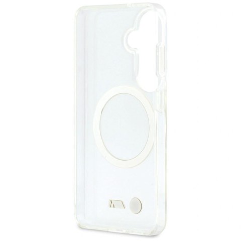 Etui BMW IML Shockproof Metal Logo MagSafe na Samsung Galaxy S26 - przezroczyste BMW
