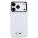 Etui BMW M IML Shockproof Metal Logos MagSafe na iPhone 17 Pro - przezroczyste BMW