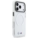 Etui BMW M IML Shockproof Metal Logos MagSafe na iPhone 17 Pro - przezroczyste BMW