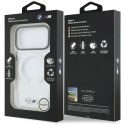 Etui BMW M IML Shockproof Metal Logos MagSafe na iPhone 17 Pro - przezroczyste BMW