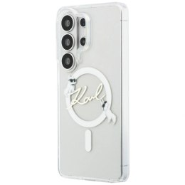 Etui Karl Lagerfeld IML KC Script MagSafe na Samsung Galaxy S26 Ultra - przezroczyste Karl Lagerfeld