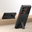 Etui Tech-Protect Kevlar Aura MagSafe na Samsung Galaxy S26 - czarno-pomarańczowe Tech-Protect