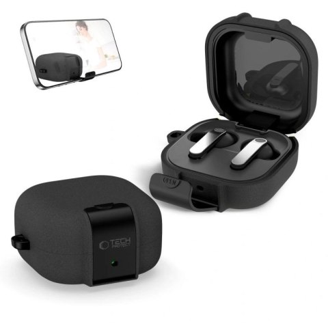 Etui Tech-Protect Slim Hook na Samsung Galaxy Buds 4 / 4 Pro - czarne Tech-Protect