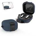 Etui Tech-Protect Slim Hook na Samsung Galaxy Buds 4 / 4 Pro - granatowe Tech-Protect