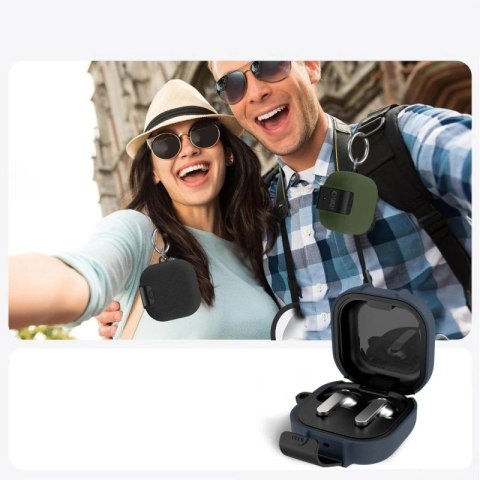 Etui Tech-Protect Slim Hook na Samsung Galaxy Buds 4 / 4 Pro - granatowe Tech-Protect