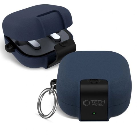 Etui Tech-Protect Slim Hook na Samsung Galaxy Buds 4 / 4 Pro - granatowe Tech-Protect
