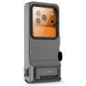 Etui wodoodporne Tech-Protect IPX8 Pro na telefon - szaro-czarne Tech-Protect