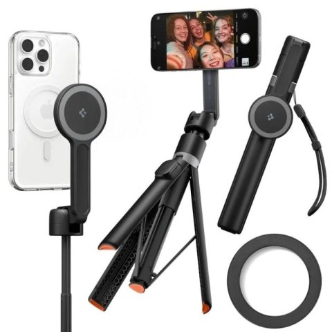 Selfie stick i statyw Spigen S581W MagSafe Bluetooth - czarny Spigen