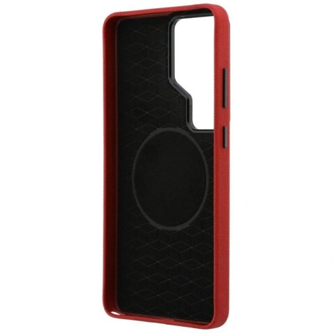 Etui BMW M Metal Logo MagSafe na Samsung Galaxy S26 Ultra - czerwone BMW