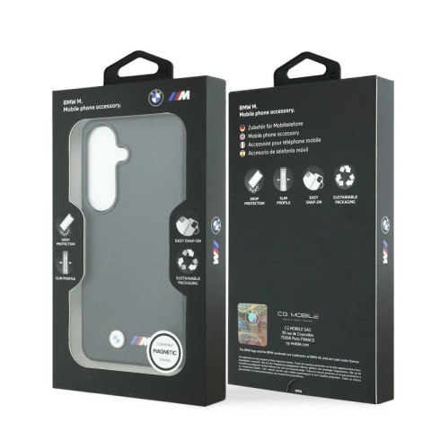 Etui BMW M Metal Logo MagSafe na Samsung Galaxy S26+ - czarne BMW