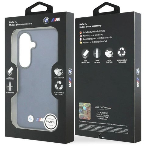 Etui BMW M Metal Logo MagSafe na Samsung Galaxy S26 - granatowe BMW