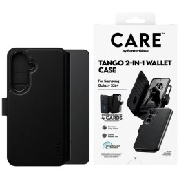 Etui CARE by PanzerGlass Tango 2w1 Wallet na Samsung Galaxy S26+ - czarne PanzerGlass