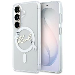 Etui Karl Lagerfeld IML KC Script MagSafe na Samsung Galaxy S26 Plus - przezroczyste Karl Lagerfeld