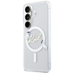 Etui Karl Lagerfeld IML KC Script MagSafe na Samsung Galaxy S26 Plus - przezroczyste Karl Lagerfeld