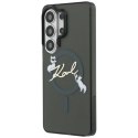 Etui Karl Lagerfeld IML KC Script MagSafe na Samsung Galaxy S26 Ultra - czarne Karl Lagerfeld