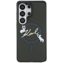 Etui Karl Lagerfeld IML KC Script MagSafe na Samsung Galaxy S26 Ultra - czarne Karl Lagerfeld
