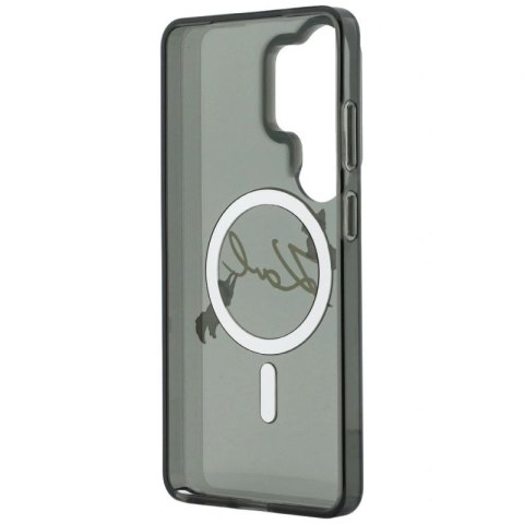 Etui Karl Lagerfeld IML KC Script MagSafe na Samsung Galaxy S26 Ultra - czarne Karl Lagerfeld