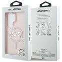 Etui Karl Lagerfeld IML KC Script MagSafe na Samsung Galaxy S26 Ultra - różowe Karl Lagerfeld
