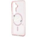 Etui Karl Lagerfeld IML KC Script MagSafe na Samsung Galaxy S26 - różowe Karl Lagerfeld
