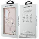 Etui Karl Lagerfeld IML KC Script MagSafe na Samsung Galaxy S26 - różowe Karl Lagerfeld