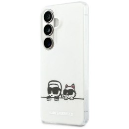 Etui Karl Lagerfeld IML Peekaboo Karl&Choupette MagSafe na Samsung Galaxy S26 Plus - przezroczyste Karl Lagerfeld