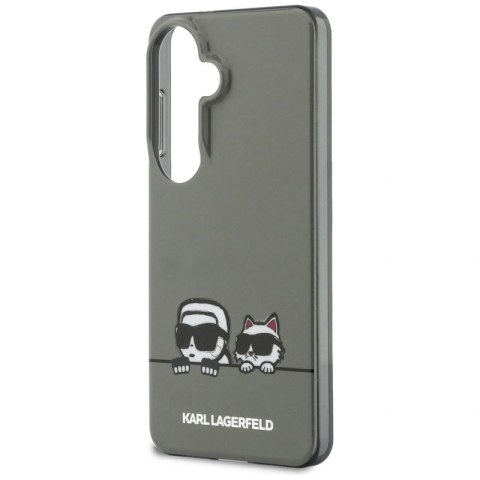 Etui Karl Lagerfeld IML Peekaboo Karl&Choupette MagSafe na Samsung Galaxy S26 - czarne Karl Lagerfeld