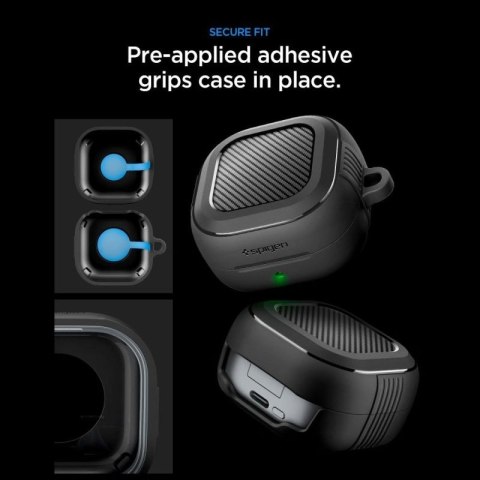 Etui Spigen Rugged Armor na Samsung Galaxy Buds 4 / 4 Pro - czarne matowe Spigen