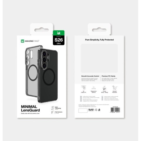 Etui AMAZINGTHING Minimal Mag Lens Case na Samsung Galaxy S26 Ultra - czarne AmazingThing