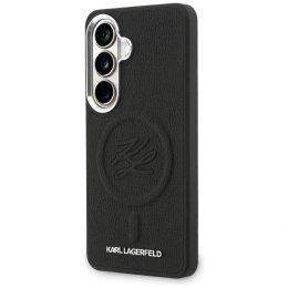Etui Karl Lagerfeld Embossed Ring Initials MagSafe na Samsung Galaxy S26 - czarne Karl Lagerfeld