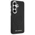 Etui Karl Lagerfeld Embossed Ring Initials MagSafe na Samsung Galaxy S26 - czarne Karl Lagerfeld