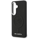 Etui Karl Lagerfeld Embossed Ring Initials MagSafe na Samsung Galaxy S26 - czarne Karl Lagerfeld