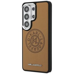 Etui Karl Lagerfeld Perforated KL MagSafe na Samsung Galaxy S26 Ultra - brązowe Karl Lagerfeld