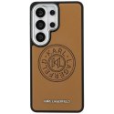 Etui Karl Lagerfeld Perforated KL MagSafe na Samsung Galaxy S26 Ultra - brązowe Karl Lagerfeld