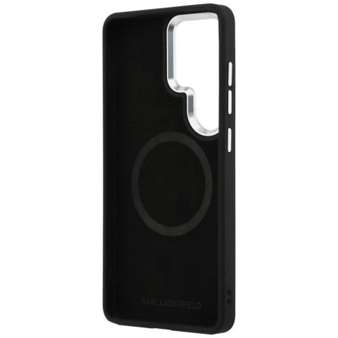 Etui Karl Lagerfeld Perforated KL MagSafe na Samsung Galaxy S26 Ultra - brązowe Karl Lagerfeld