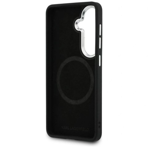 Etui Karl Lagerfeld Perforated KL MagSafe na Samsung Galaxy S26 - brązowe Karl Lagerfeld