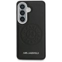 Etui Karl Lagerfeld Perforated KL MagSafe na Samsung Galaxy S26 - czarne Karl Lagerfeld
