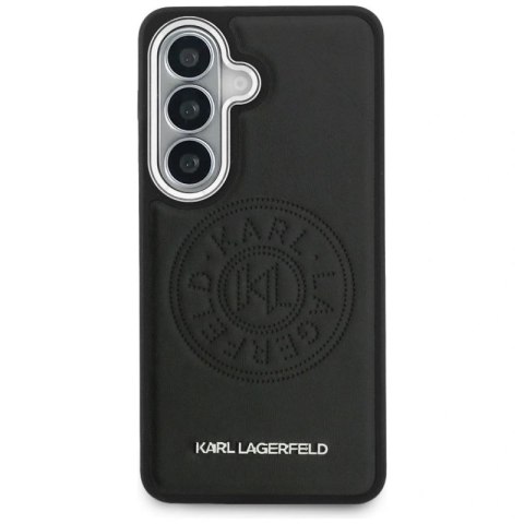 Etui Karl Lagerfeld Perforated KL MagSafe na Samsung Galaxy S26 - czarne Karl Lagerfeld
