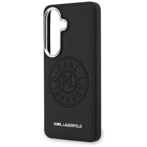 Etui Karl Lagerfeld Perforated KL MagSafe na Samsung Galaxy S26 - czarne Karl Lagerfeld
