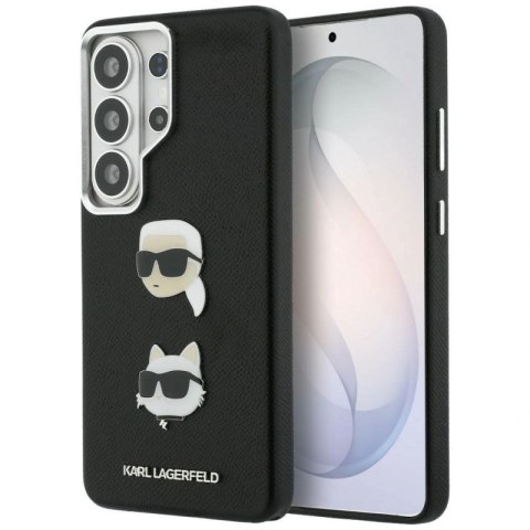 Etui Karl Lagerfeld Saffiano Double Heads Metal na Samsung Galaxy S26 Ultra - czarne Karl Lagerfeld