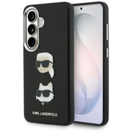 Etui Karl Lagerfeld Saffiano Double Heads Metal na Samsung Galaxy S26+ - czarne Karl Lagerfeld