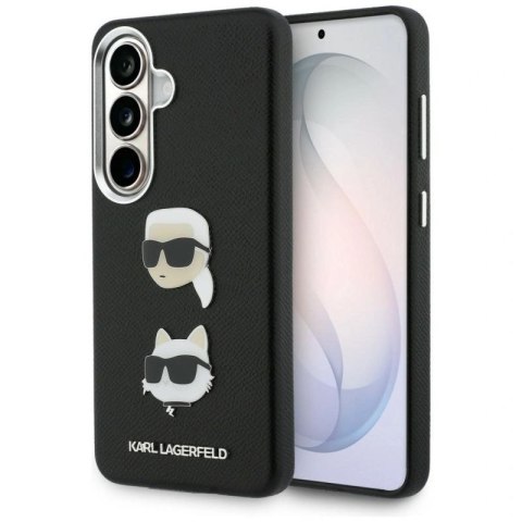 Etui Karl Lagerfeld Saffiano Double Heads Metal na Samsung Galaxy S26+ - czarne Karl Lagerfeld