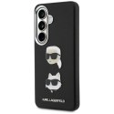 Etui Karl Lagerfeld Saffiano Double Heads Metal na Samsung Galaxy S26+ - czarne Karl Lagerfeld