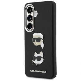 Etui Karl Lagerfeld Saffiano Double Heads Metal na Samsung Galaxy S26+ - czarne Karl Lagerfeld