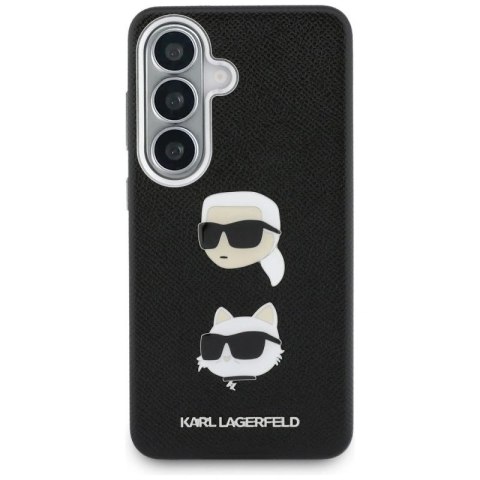 Etui Karl Lagerfeld Saffiano Double Heads Metal na Samsung Galaxy S26+ - czarne Karl Lagerfeld