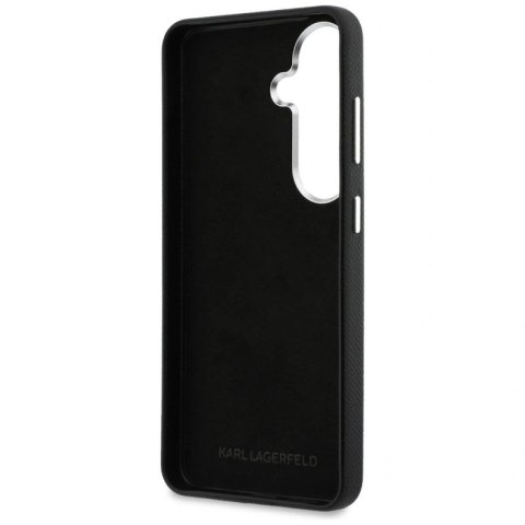 Etui Karl Lagerfeld Saffiano Double Heads Metal na Samsung Galaxy S26+ - czarne Karl Lagerfeld